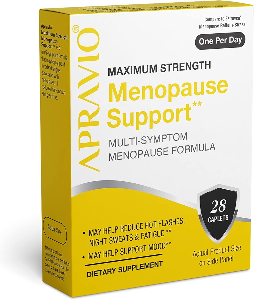 Menopause Support, Menopause Relief for kvinder, Reducere varme flush, Nat Sweats & Mood Swings, Maksimal styrke Hormone Balance, 28ct
