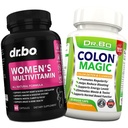 Dame Multivitamin Supplement - Colon Cleanse Detox Formel til intestinal fordøjelsesundersøgelse - Kvinder Energi Vitamin Kosttilskud Magnesium Plus Zink - Daglig Forstoppelse Relief Supplement Gut, Belly