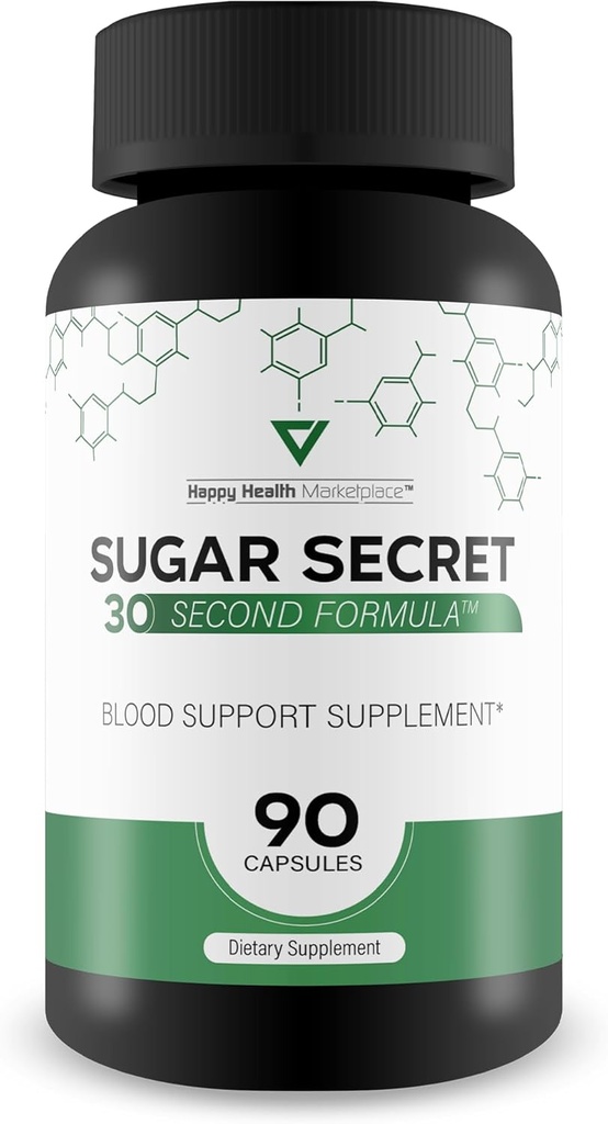 Sugar Secret 30 Second Formel - Vores bedste blod sundhed supplement - Blood Balance Health - Blood Support - Blood Health Support - Berberine Blood Support
