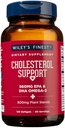 Wiley 's Finest Wild Alaska Fish Oil Cholesterol Support - Heart Health Supplement for mænd og kvinder - 560mg Omega- 3s - 120 Softgels (60 Servere)