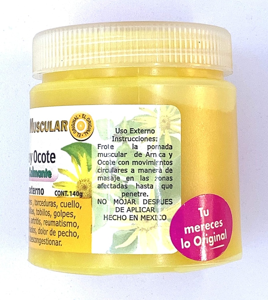 Muskel Pomade med kamille og Ocote Pine udtrækker 140grs.
