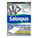 Salonpas Lidocain 4% smertelindring Gel- Patch, 6 Greve, for Tilbage, Neck, Skulder, Knæ- og albuesmerter