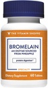 Den Vitamin Shoppe Bromelain 500MG & 2.000 GDU, Understøtter Protein fordøjelse & Absorption, Enzyme Sourced fra Ananas (60 kapsler)