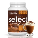 PEScience Select Cafe Protein Coffee Flavored Powder, Caramel Macchiato, 100mg Koffein, 20g Iced Protein Coffee Powder eller Creamer, 20 Servere