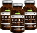 Igennus Focus - Nootrop med 200mg Natural Coffein, Methylerede B-vitaminer, L-Theanin, Taurine, L-Tyrosine, Clean Energy, Brain Booster & Cognitive Performance, Non Jittery, 180 Kapsler
