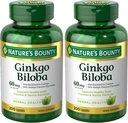 Nature 's Bounty Ginkgo Biloba 60 Mg, 200 Kapsler (17243) (pakke med 2)