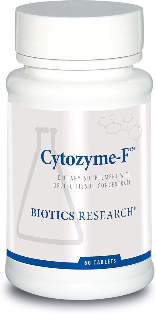 Bioteknologi forskning Cytozyme F kvindelige støtte Formel, Understøtter endokrine funktion, Glandulær sundhed, kvinders sundhed, Potent Antioxidant Aktivitet, Medical, Catalase. 60 tabletter