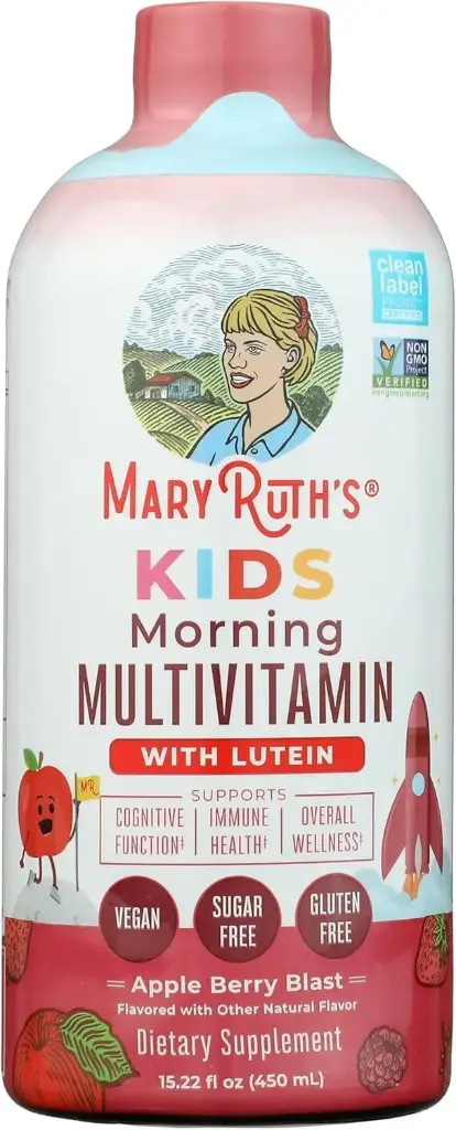 MaryRuth Organics Kids Flydende Morgen Multivitamin til børn