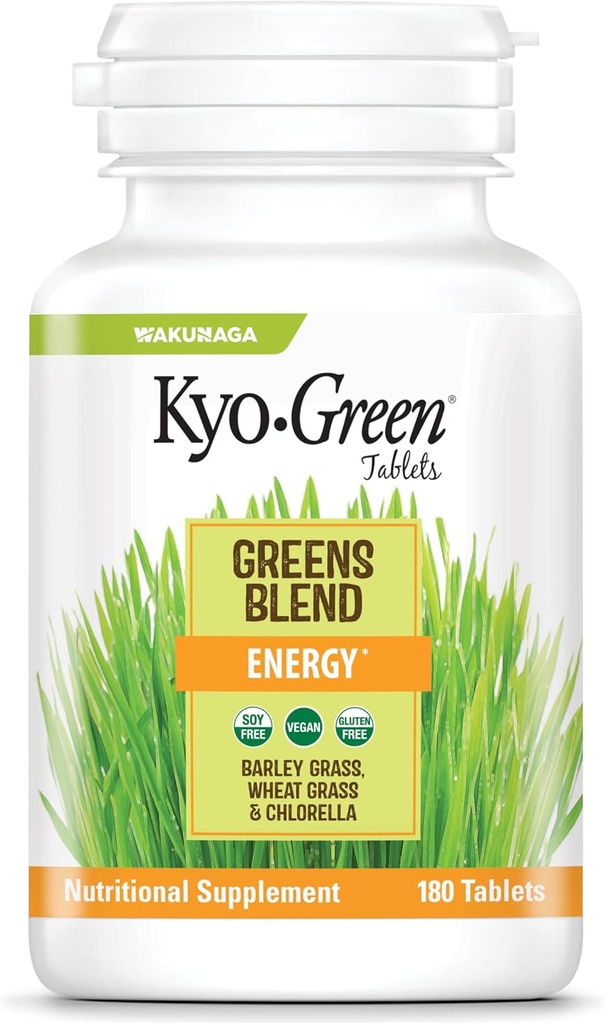 Kyolsk Kyo - Grønne Grønne Blend Energy, 180 tabletter
