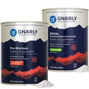 Gnarly Nutrition Gnarly Preworkout Strawberry Lemonade Coffein Free (14.82oz) BCAAs Lemon Lime (10.58oz)