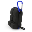 CASEMATIX Astma Inhaler Holder sag Fits Two Standard Rescue Inhalers Med Lanyard og Clip On Keychain Carabiner, Inkluderer Astma sag kun