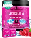 KEY NUTRIENSER Multivitamin Electrolytes Powder No Sugar - Juicy Raspberry Electrolyte Powder - Hydration Powder - Ingen kalorier, Gluten Free Keto Electrolytes Powder - 90 Servering - Made in USA