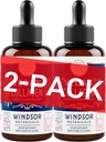 WINDØR BOTANICALS Vegan Collagen Builder Liquid Supplement - Collagen Booster med C-vitamin, biotin, Hyaluronsyre & Aminosyrer - Økologisk frugt & vegetabilsk blend - 120ml, 60 dag