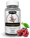 Ashwagandha Gummies - Natural Stress Reliever - 750mg Gummies - 60 Counts- Hold sund energi & stress niveauer, grøn