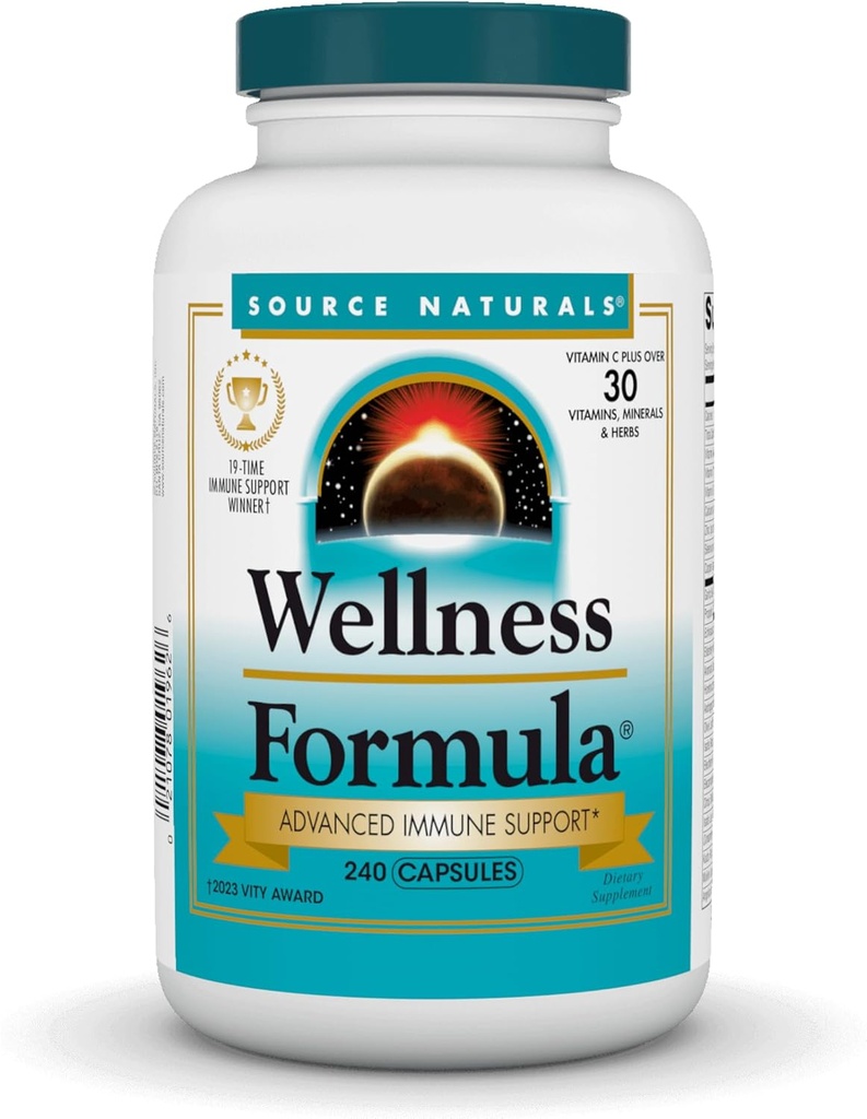 Kilde Naturals Wellness Formel, urteforsvarskompleks * - 240 kapsler