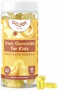 GOJOY NATURALS Jern gummier til børn - Sukker fri Multivitamin med jern til Picky Eaters Age 3-12 - Komplet vitaminer A C D3 B12 + Jern supplement til børn