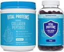 Vital protein kollagen pulver 20 oz + Gummies 120ct * 2