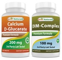 Calcium D-Glucarate 200 mg & DIM Supplement 100 mg