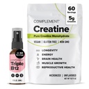 Complement Triple B12 Spray & Creatine Bundle - Vegan B12 Supplementering og Muscle Performance Support
