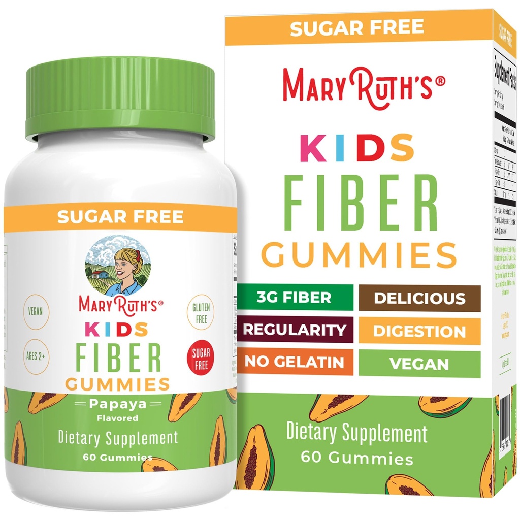 MaryRuth Organics Fiber Gummies for Kids against 124; 2 Month Supply Department 124; Sugar Free Department 124; Opløselige Fiber Supplement 124; Gut Health & Digause Support
