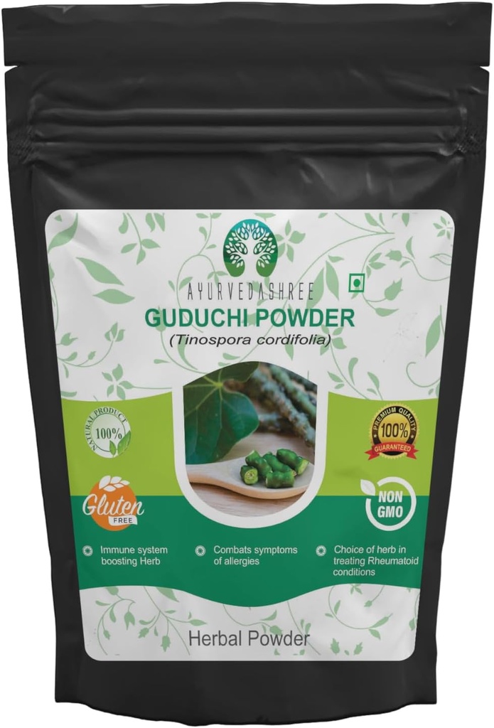 Guduchi Powder 100 Gm I Giloy Powder I Ayurvedic Herbal Immunsupport I Support immunsystem I Tinospora Cordifolia Powder I Non GMO I Gluten Free I 100% Natural