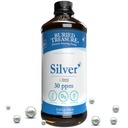 Begravet Treasure Renset Sølv Væske 30 PPM - 16 oz. 96 Serveringer, non-accumulative Nano Silver Solution, Spray & Kosttilskud