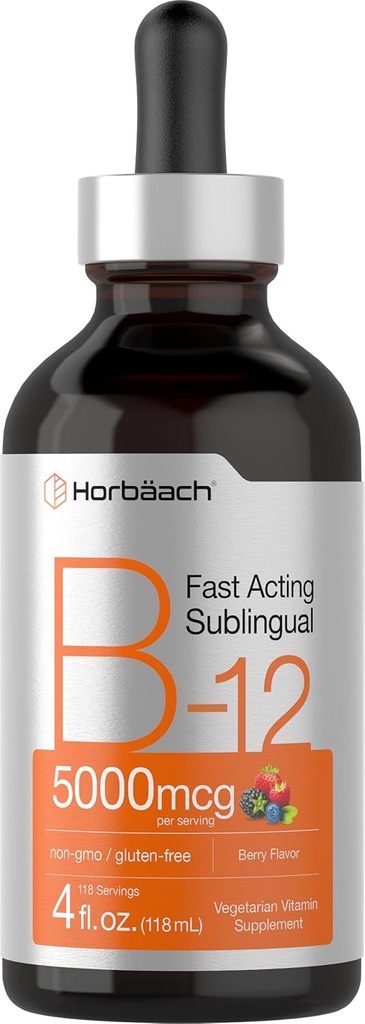 Horbaach B12 Vitamin 5000 mcg Sublingual