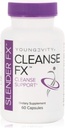 Youngevity Slender Fx ™ Cleanse Fx ™ - Super Colon Cleanse 15 Day - Natural Herb Blend - Hørfrø, Cape Aloe, Rabarber Root, Triphala, Slippery Elm, Marshmallow Root - 60 kapsler (pakning med 4)