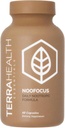 Terra Health Essentials NOOFOCUS - Nootropics Brain Support Supplement med adaptogene svampe, Alpha- GPC, Gotu Kola, L- Theanine for Focus & Memory - All Natural, 30 Day Supply