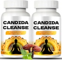 Candida Cleanse - Gut & Colon Support, Advanced Formel - Oregano Leaf, Wormwood, Black Walnut, Captac Acid