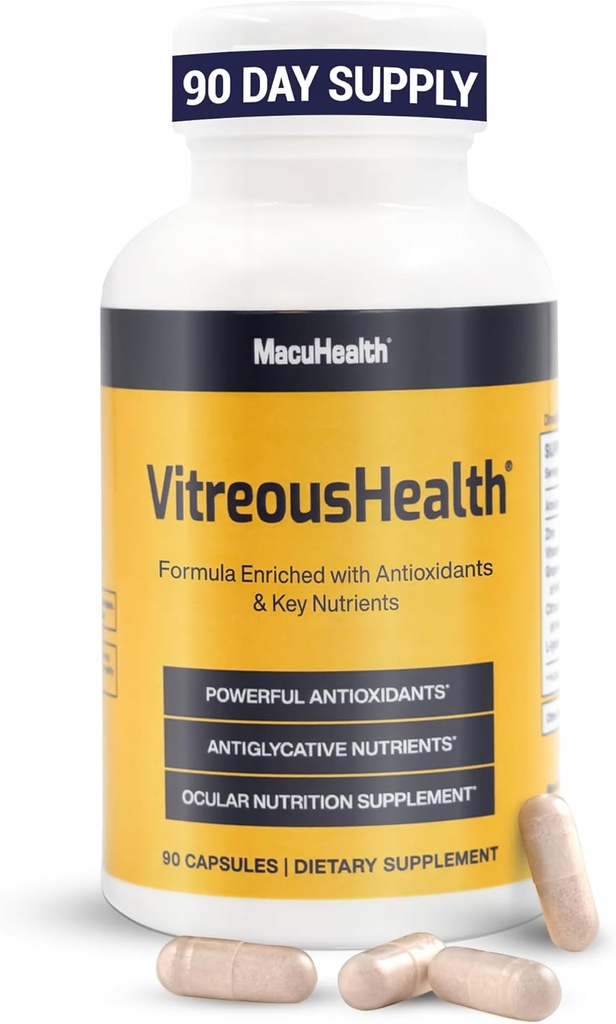 Macuhealth VitreousHealth Evidence- Based Eye supplement - 90 kapsler