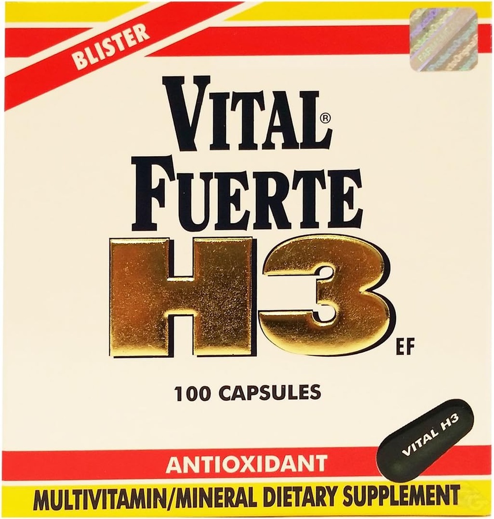H3 100 Cap - Multivitaminico (pakning med 1)