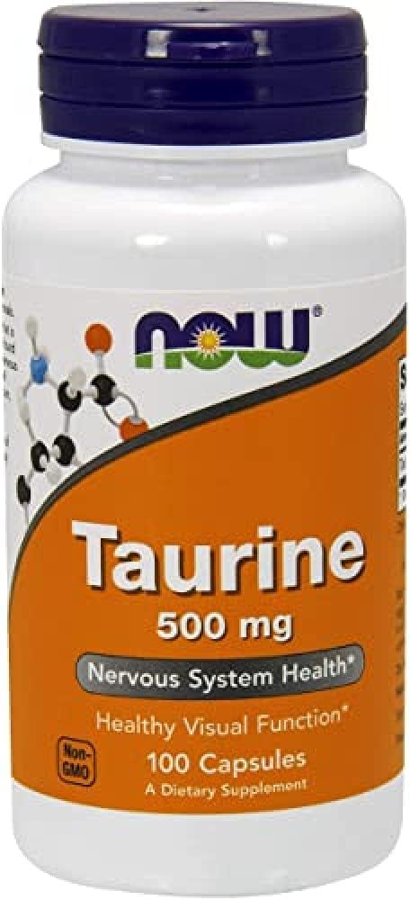NU FØDEVARER Taurine 500 mg kapsler, 100 CT