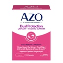 AZO Dual Protection, Urinary + Vaginal Support, Prebiotika og Probiotika til Kvinder *, Starter arbejder inden for 24 timer, non-GMO, 30 Greve