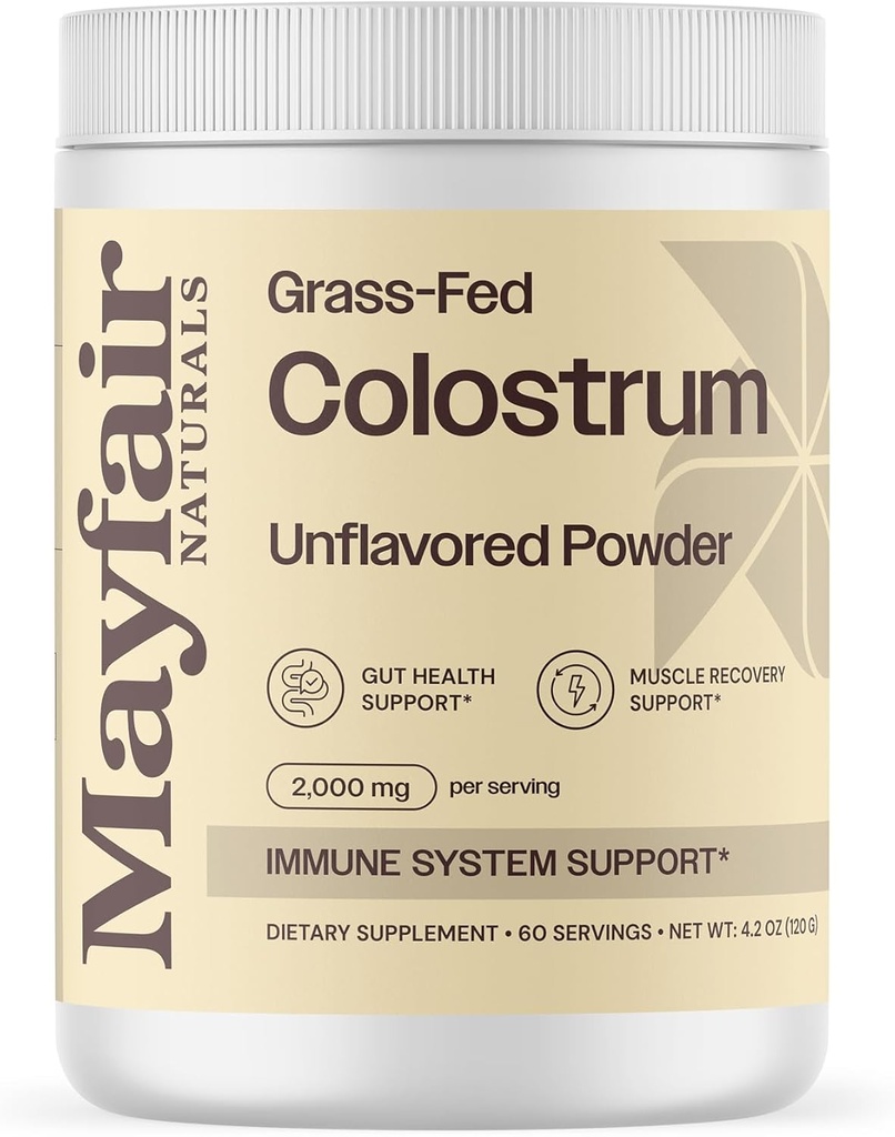 Grass- Fed Bovine Colostrum tillæg, for børn og voksne, immunsystemet support, og Gut Sundhed, 60 Servering
