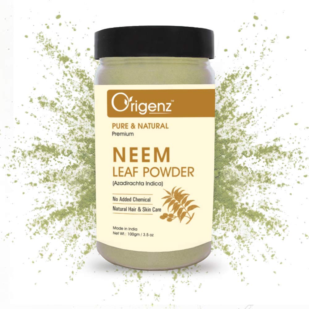 Generisk Neem Leaf Powder Face Pack til Soft & Glowing Skin Budding 124; Hjælper til Control Acne, Pimples, Scars, Blackoads, Dandruff Budding 124; Azadirachta Indica 124; 100gm