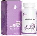 Lutein 20mg med Zeaxanthin 4mg og Bilberry Extract 100mg, Vitamin, Understøtter Vision og Macular Health, LUTEMAX 2020, Ikke GMO, Vegan, Gluten Free - 60 Servere