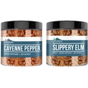Earthborn Elements Cayenne Pepper & Slippery Elm Bundle (200 Kapsler Hver) Pure & Ufortyndet, Ingen tilsætningsstoffer