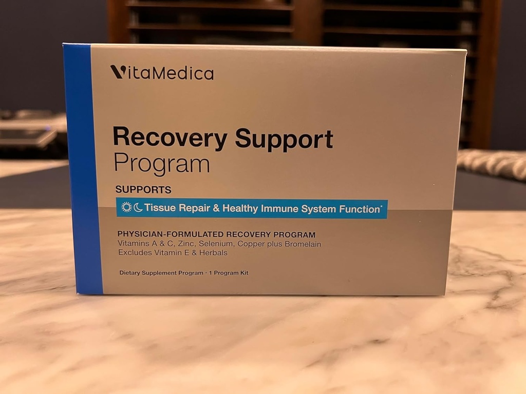 VitaMedica Medica 124; Recovery Support Program Medicine 124; Natural Post Kirurgi Support Supplements Supplements Supplements Medication 124; Clinical Support Medicine 124; Bromelain med Quercetin Medic124; Arnica Montana Medic124; Vitamin A, Vitamin C, Zink124; Gluten Free Medicine 124; Lavet i USA