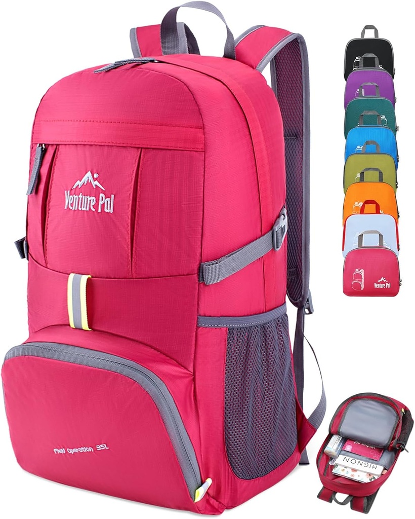 Venture Pal 35L Ultralygt letvægts pakbar foldbar rejse Camping vandreture udendørs sport rygsæk Daypack