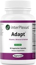 InterPlexus Adapt - Vitamin, Mineral, & Herbal Adrenal Supplement - Gluten Free, Dairy Free, Soy Free - 90 Kapsler (90 Servere)