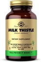 Solgar Milk Thistle - 100 Vegetabilske kapsler - Fuld potens (FP) - Non- GMO, Vegan, Gluten Free, Dairy Free, Kosher - 100 Servere