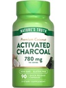 Nature 's Truth Aktiveret Charcoal Capsules Note 124; 90 Greve Note 124; Non- GMO & Gluten Free Supplement