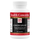 Health Concerns Cordyceps PS – Lung Support & Respiratory Health Supplement – Mushroom Fruiting Body for Immune Function, Heart Health, Circulation, Athletic Energy, Oxygen Support – 50 Capsules