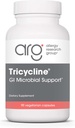 Allergy Research Group Tricycline - GI Balances, Gut Health, Berberine Sulfate, Artemisinin, Citrus Seed Extract, Black Walnut Hulls, Gluten Free, Vegetariske Kapsler - 90 Greve