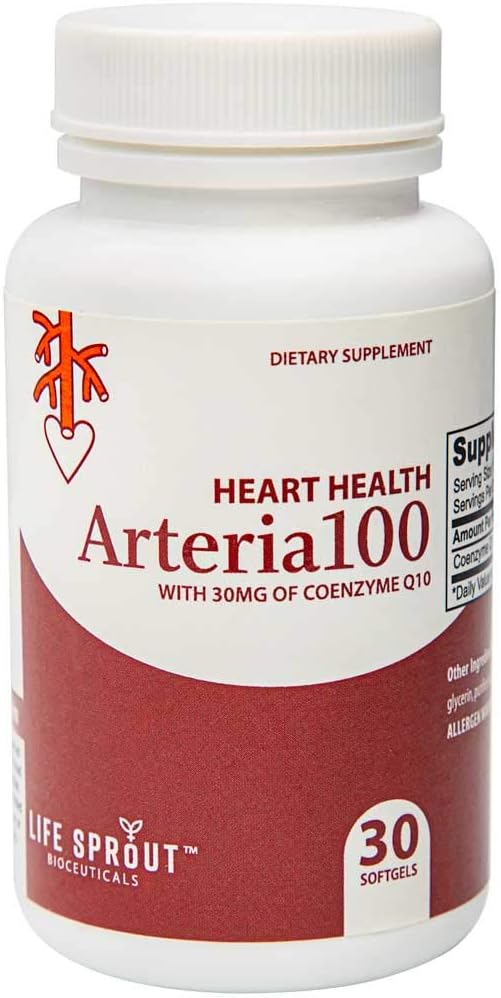 Arteria 100 med CoQ10 for Total Heart Health, Cholesterol og Circulatory Regulation
