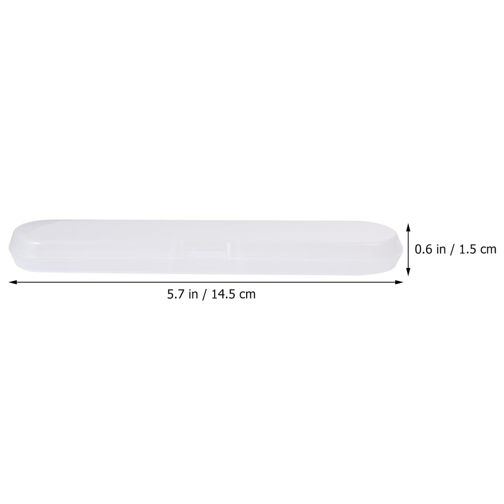 2stk Termometer Sag Plastic Digital Termometer Opbevaring Box Containere Needle Opbevaring Box Pencil sag for Home Office Rejser