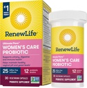 Renew Life Women? s Probiotic - Ultimate Flora Probiotic Women 's Care, Hylde Stable Probiotic Supplement - 25 milliarder - 30 plantekapsler