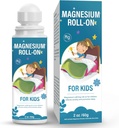 Magnesiumlotion til børn, Magnesium Roll on for Sleep & Call - Hjælp børn med at slappe af og sove, topisk Magnesium Cream - Support a Balanced Mood, Bedtime & Night