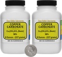 Kobbercarbonat [Cu2 (OH) 2CO3] 98% AR Grade pulver 1 Lb i to Space- Saver Flasker USA